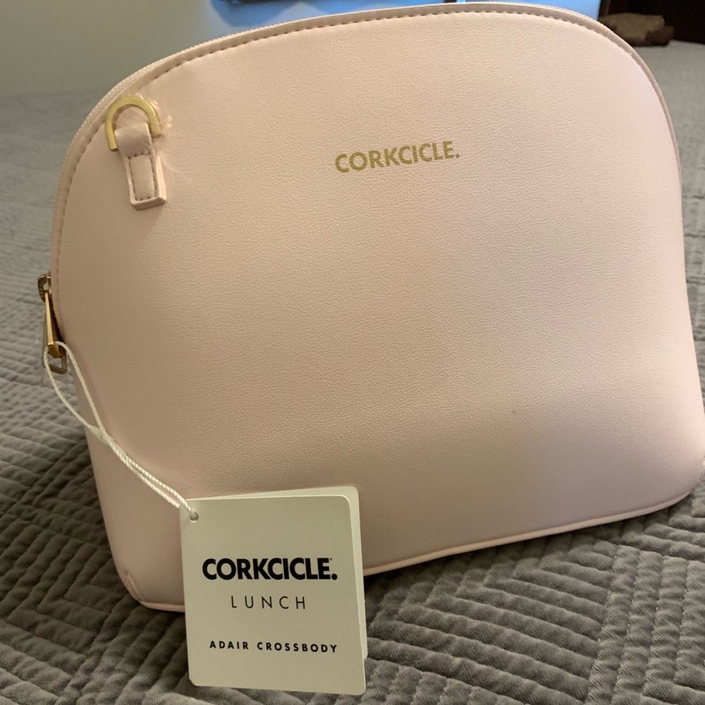 Corkcicle Adair Rose Quartz Crossbody Insulated Lunch Bag/Box